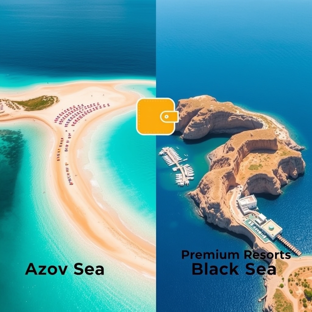 Азовское море vs Чёрное море: где дешевле отдых семьёй в 2026 году и почему Кучугуры выигрывают